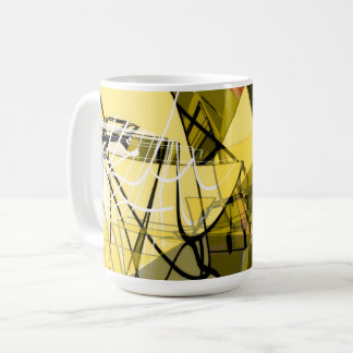 Golden Abstract Coffee Mug