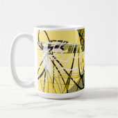 Golden Abstract Coffee Mug (Gauche)