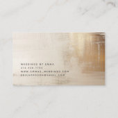 Golden Abstract | Elegant Visitekaartje (Achterkant)