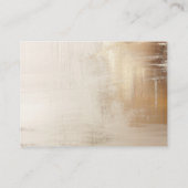 Golden Abstract | Elegante bruiloft details Informatiekaartje (Achterkant)