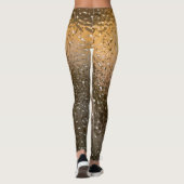 Golden Abstract Licht Leggings (Achterkant)