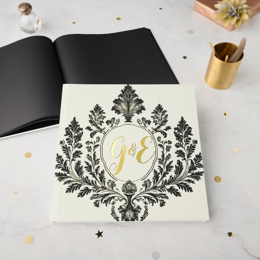 Golden Acanthus Elegance, (Recto ouvert)
