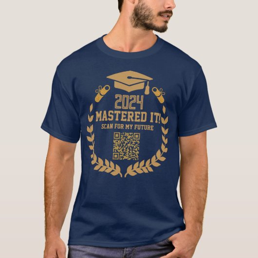 Golden Achievement - Custom QR Code Klasse van 202 T-shirt (Voorkant)