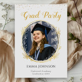 Golden Afstudeerder Party Kaart