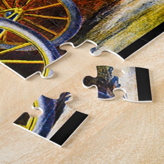 Golden Age Automobiles  Model T Touring Legpuzzel (Zijkant)
