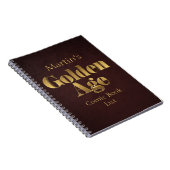 Golden Age Comic Book List Notitieboek (Rechterzijde)