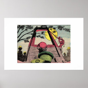 Golden age horror strips   80s  strips poster