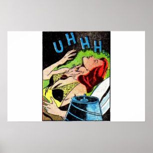 Golden age horror strips   enge retro-strip jaren  poster