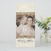 Golden Age of Elegance, Swirls Wedding Programme Programma (Staand voorkant)