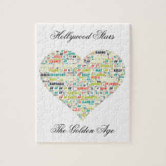 Golden Age van Hollywood Stars puzzle Legpuzzel