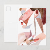 Golden Age Woman Briefkaart (Voorkant / Achterkant)