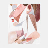 Golden Age Woman Fleece Deken (Voorkant)