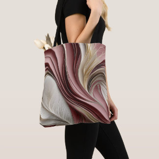 Golden Air – Rose Champagne Flowing Abstract Draagtas