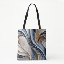 Golden Air - Zachte Blauwe en Gouden Abstracte