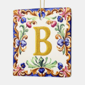 Golden Alphabet – Letter B Keramisch Ornament (Links)