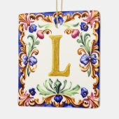 Golden Alphabet – Letter L Keramisch Ornament (Links)