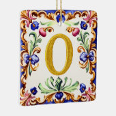 Golden Alphabet – Letter O Keramisch Ornament (Rechts)