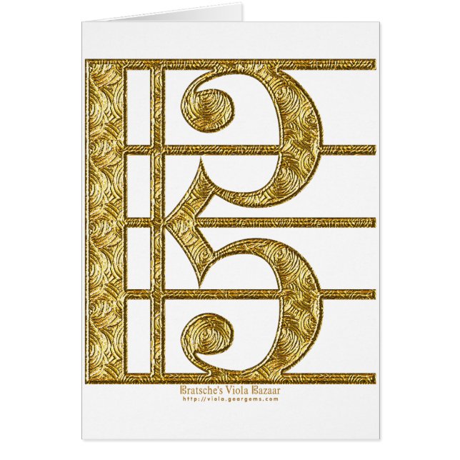 Golden Alto Clef (Voorkant)