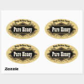 Golden Amber Pure Honey Stickers (Vel)