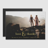 Golden Ampersand | Foto bedankt (Voorkant / Achterkant)