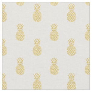 Golden anananappel katoen stof