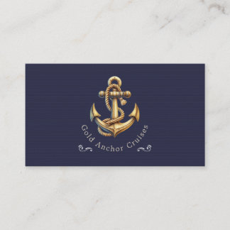 Golden Anchor Business Card Visitekaartje