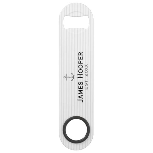 Golden Anchor met Rope | Nautical Gifts Speed Bot Speed Flessenopener (Voorkant)