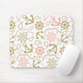 Golden Anchor Pattern Muismat (Met muis)