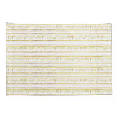 Golden Ancient Gezegde Paleo Hebrew Folie Kussensloop (Achterkant-Rechts)