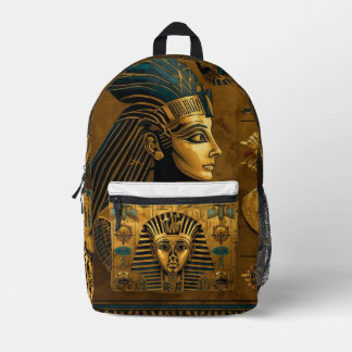 Golden Ancient Print | Cut & Sew Bag Bedrukte Rugzak