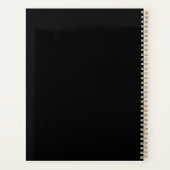 Golden and Black Mystic Woman Planner (Achterkant)