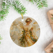 Golden Angel Kerst van de Liefde Ornament