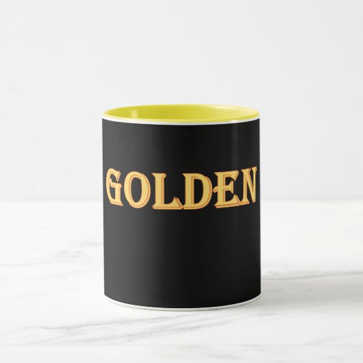 GOLDEN années Mug (Centre)