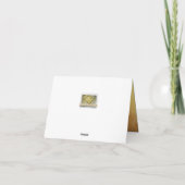 Golden Anniversaire Merci Cartes (Dos)