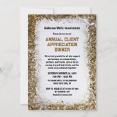 Golden Annual Client Appreciation Dinner Party   Kaart (Voorkant)