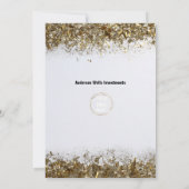 Golden Annual Client Appreciation Dinner Party   Kaart (Achterkant)