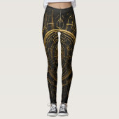 Golden Arcane Symbool Leggings (Voorkant)