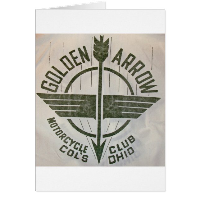 Golden Arrow Motorcycle Club Logo (Voorkant)