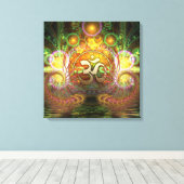 Golden Aum Dreams Canvas (Insitu (Houten vloer))