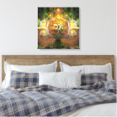Golden Aum Dreams Canvas Afdruk (Insitu (Slaapkamer))