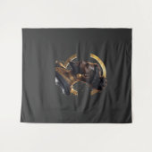 Golden Aura Tee Wandkleed (Voorkant (horizontaal))