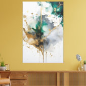 Golden Aurora Canvas Afdruk (Insitu (Woonkamer))