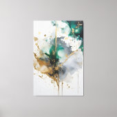 Golden Aurora Canvas Afdruk (Voorkant)