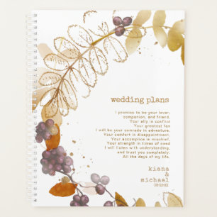 Golden Autumn Berries Plan Mariage ID655