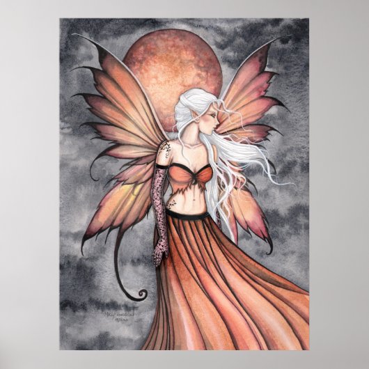 Golden Autumn Fairy Poster (Voorkant)