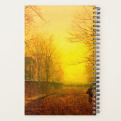 Golden Autumn John Atkinson Grimshaw Planner (Achterkant)
