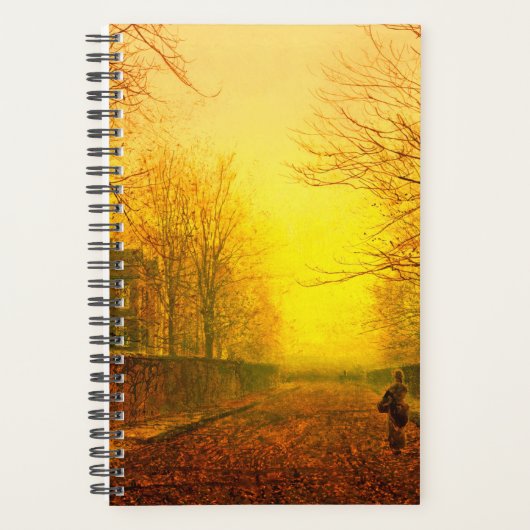Golden Autumn John Atkinson Grimshaw Planner (Voorkant)