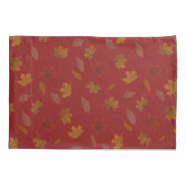 Golden Autumn lekt op rode aangepaste kleuren Kussensloop (Achterkant)