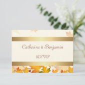 Golden Autumn quitte mariage RSVP (Debout devant)
