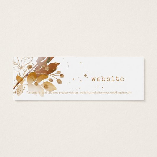 Golden Autumn Splash Mariage Website ID655 (Dos)